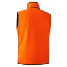 Gilet polaire réversible Gamekeeper orange/vert - Certifié EPI CAT II