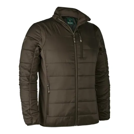 Veste chauffante Deerhunter marron en polyamide ripstop