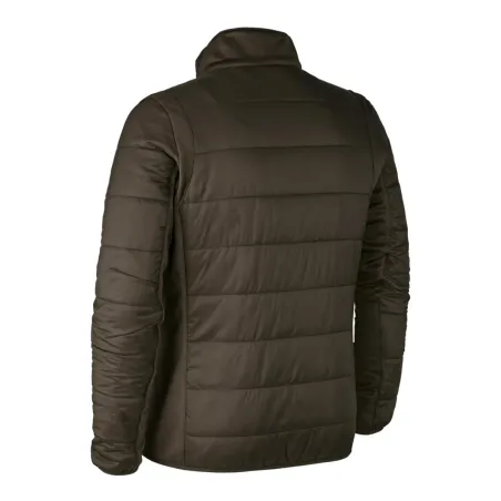 Veste chauffante Deerhunter marron en polyamide ripstop