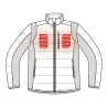Veste chauffante Deerhunter marron en polyamide ripstop