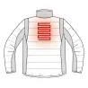Veste chauffante Deerhunter marron en polyamide ripstop