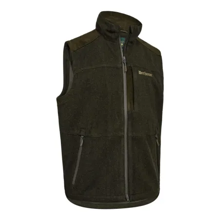 Gilet Deerhunter Tatra vert en laine mélangée déperlante