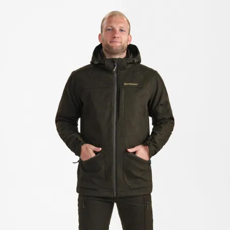 Veste Deerhunter Tatra verte en laine mélangée déperlante