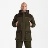 Veste Deerhunter Eagle verte imperméable à capuche amovible