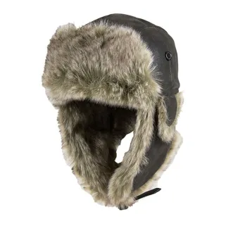 Chapka marron en simili cuir polyester enduit PU | Ducatillon