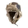 Chapka camouflage polyester avec fausse fourrure | Ducatillon