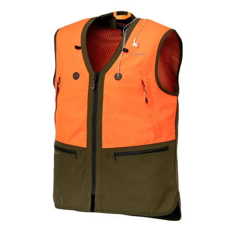 Gilet de Chasse Onuris Orange/Vert T2XL - Haute Visibilité EPI