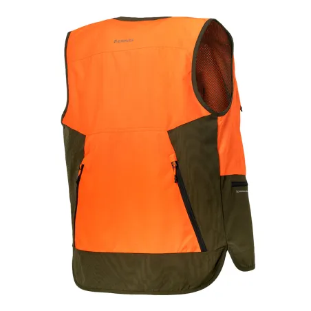 Gilet de Chasse Onuris Orange/Vert T2XL - Haute Visibilité EPI