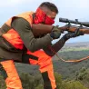 Gilet de Chasse Onuris Orange/Vert T2XL - Haute Visibilité EPI
