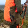 Gilet de Chasse Onuris Orange/Vert T2XL - Haute Visibilité EPI