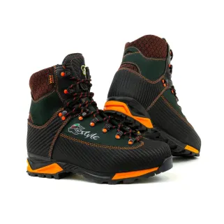 Chaussures de Chasse Carb Marron/Orange - Taille 40 - Étanches et Respirantes