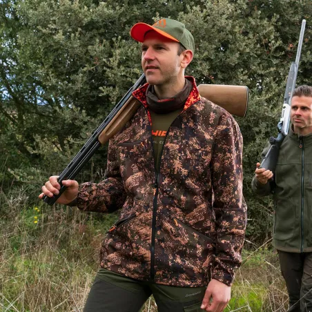 Veste de Chasse Réversible Axes Digi Camo Orange - Taille 2XL