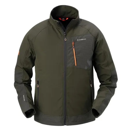 Veste softshell Chiruca Odisea verte à renforts ripstop