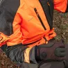 Veste de Chasse Technique Isis Orange/Verte T2XL - Norme EPI Grand Gibier
