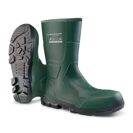 Bottes Dunlop JobGUARD vertes en Acifort O4 | Ducatillon