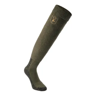 Chaussettes hautes Deerhunter Deluxe vertes à 40 % de laine