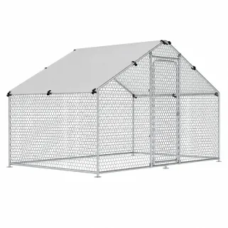 Enclos à volailles 6 m² avec toit étanche et cadre renforcé