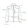 Veste Light Traque Orange Somlys - Chasse Légère Haute Visibilité