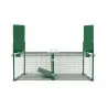 Cage piège acier galvanisé thermolaqué 150x50x60cm 