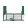 Cage piège acier galvanisé thermolaqué 100x30x35cm 