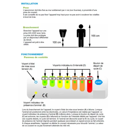 Electronarcose assommoir nouveau modèle
