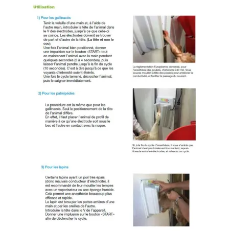 Electronarcose assommoir nouveau modèle