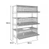 Kit 3 cages cailles pondeuses