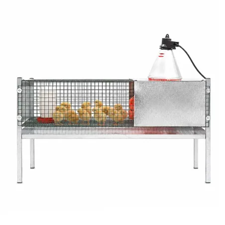 Cage éleveuse poussins et cailles 101 x 46 x 56 cm
