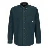 Chemise homme Uda bleue en velours de coton 145 g/m² | Ducatillon