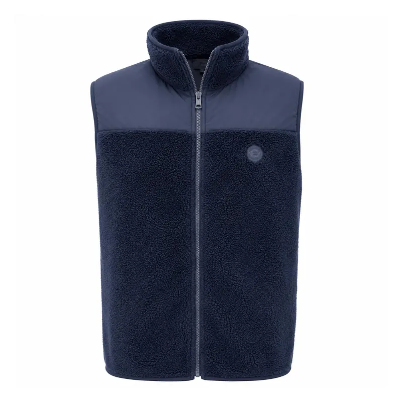 Gilet zippé sans manches Sid bleu marine pour homme