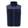 Gilet homme Sid bleu marine sherpa et micropolaire 400 g/m²