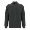 Gilet homme Galéo vert zippé avec doublure en micropolaire