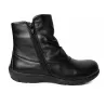 Bottines Dafu noires en cuir pour femme
