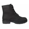 Bottines à lacets Doke noires en cuir pour femme