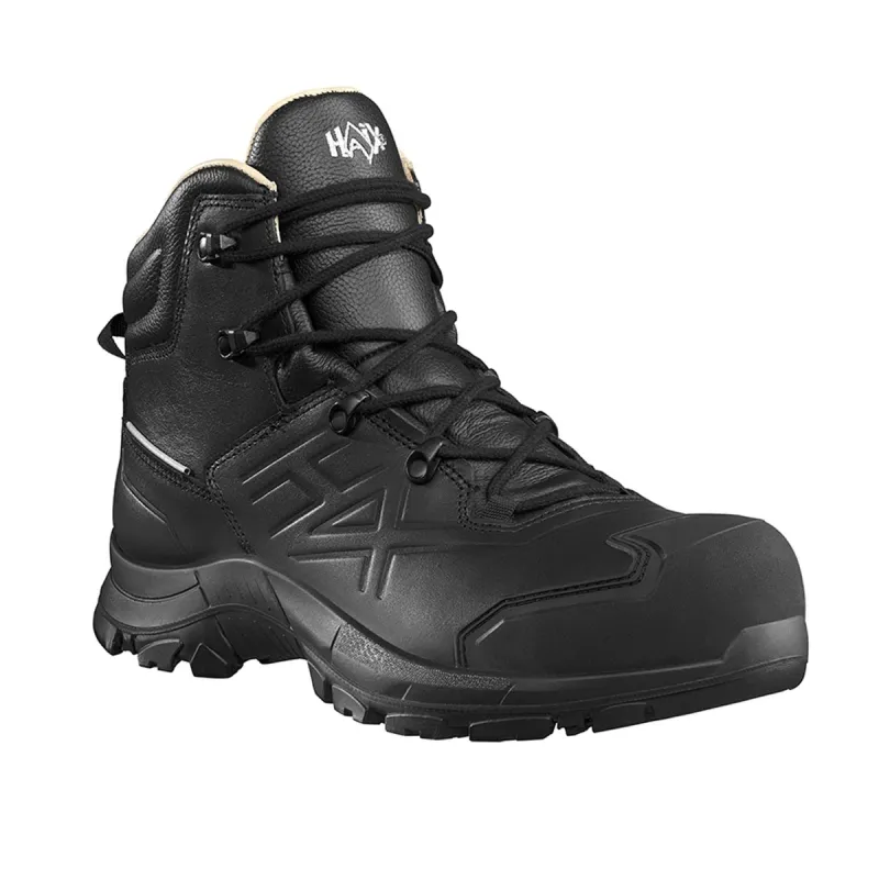HAIX Black Eagle 610 S3S noire, vue de trois quarts