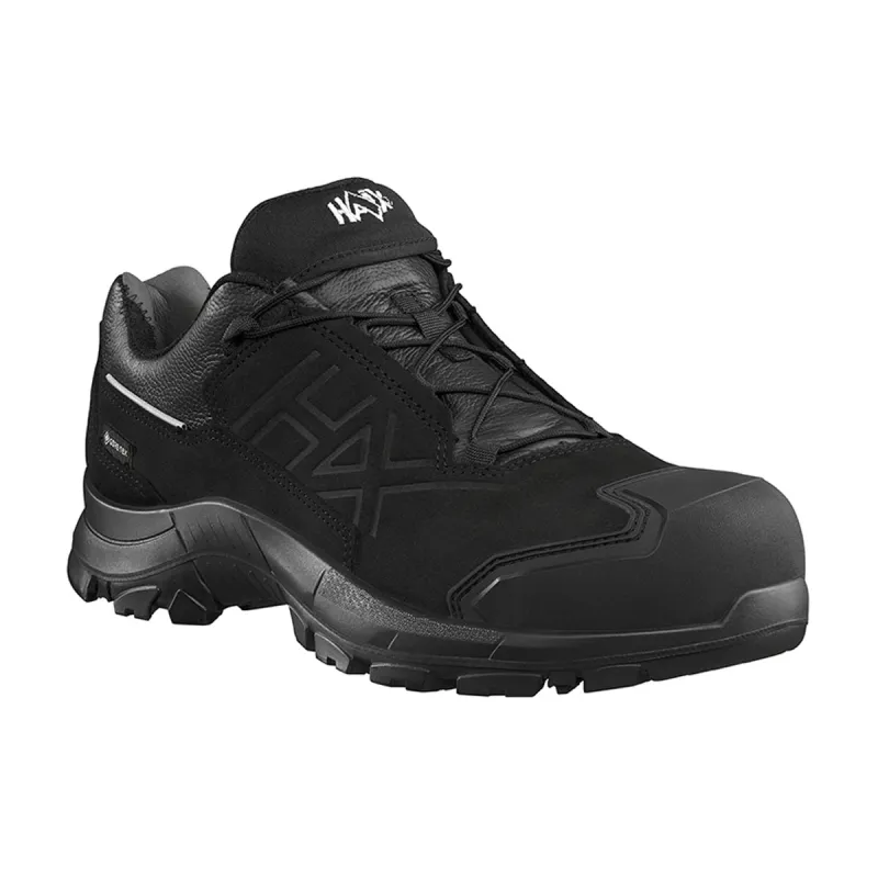HAIX Black Eagle 600 V GTX S7S noire, vue de trois quarts