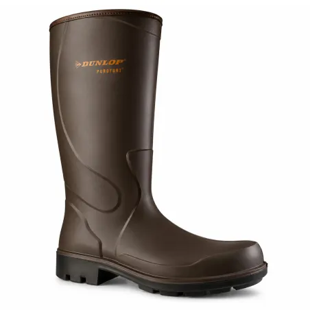 Bottes Dunlop Terroir Pro marron Purofort O4 | Ducatillon
