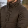 Veste chauffante Deerhunter marron en polyamide ripstop