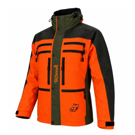 Veste de traque Francital Cerbère orange/vert | Ducatillon