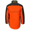 Veste de traque Francital Cerbère orange/vert | Ducatillon