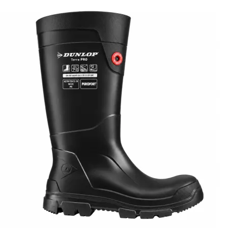 Bottes Dunlop TerraPro Purofort S5 SRC noires | Ducatillon