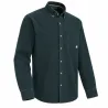 Chemise homme Uda bleue en velours de coton 145 g/m² | Ducatillon