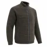 Gilet Galéo marron à manches longues doublé micropolaire