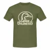 T-shirt Gabion Unlimited kaki unisexe à coupe décontractée