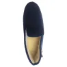 Chaussons Homme Fourrés Walas Bleu Marine - Confort Mémoire de Forme