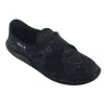 Chaussons Zulip Noirs à Scratch pour Femme - Confort et Style