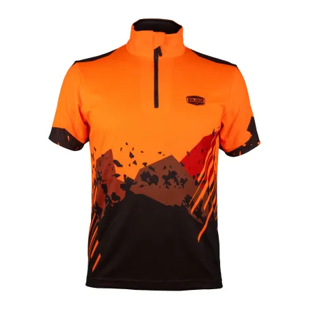 T-shirt haute visibilité manches courtes orange TM - Confort respirant et protection UV