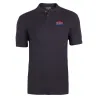 Polo Noir Brodé Solidur Manches Courtes - Professionnel