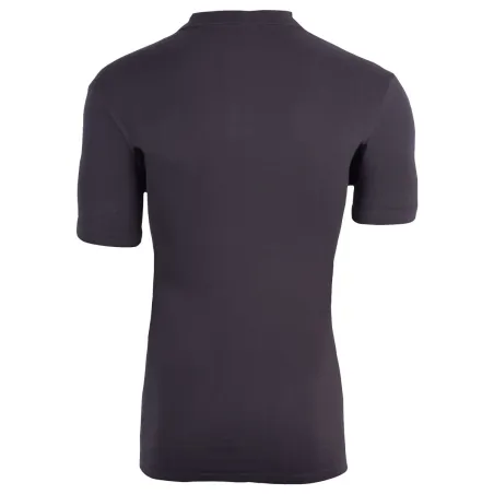 Polo Noir Brodé Solidur Manches Courtes - Professionnel
