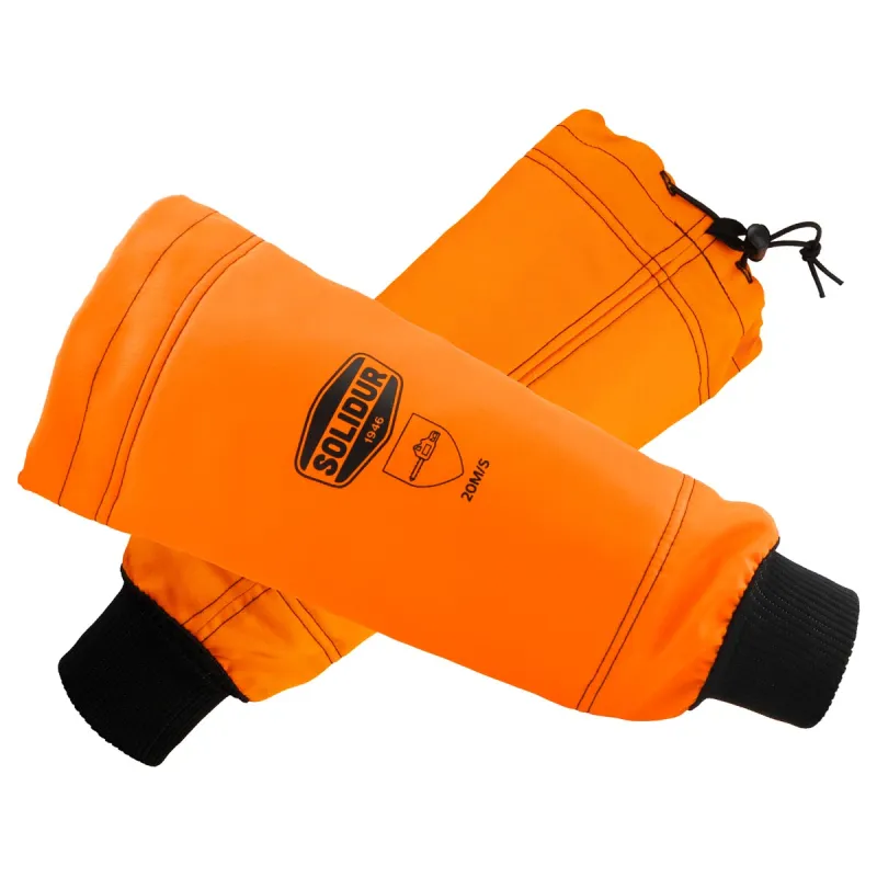 Manchettes de Protection pour Scie à Chaîne - Orange Authentic
